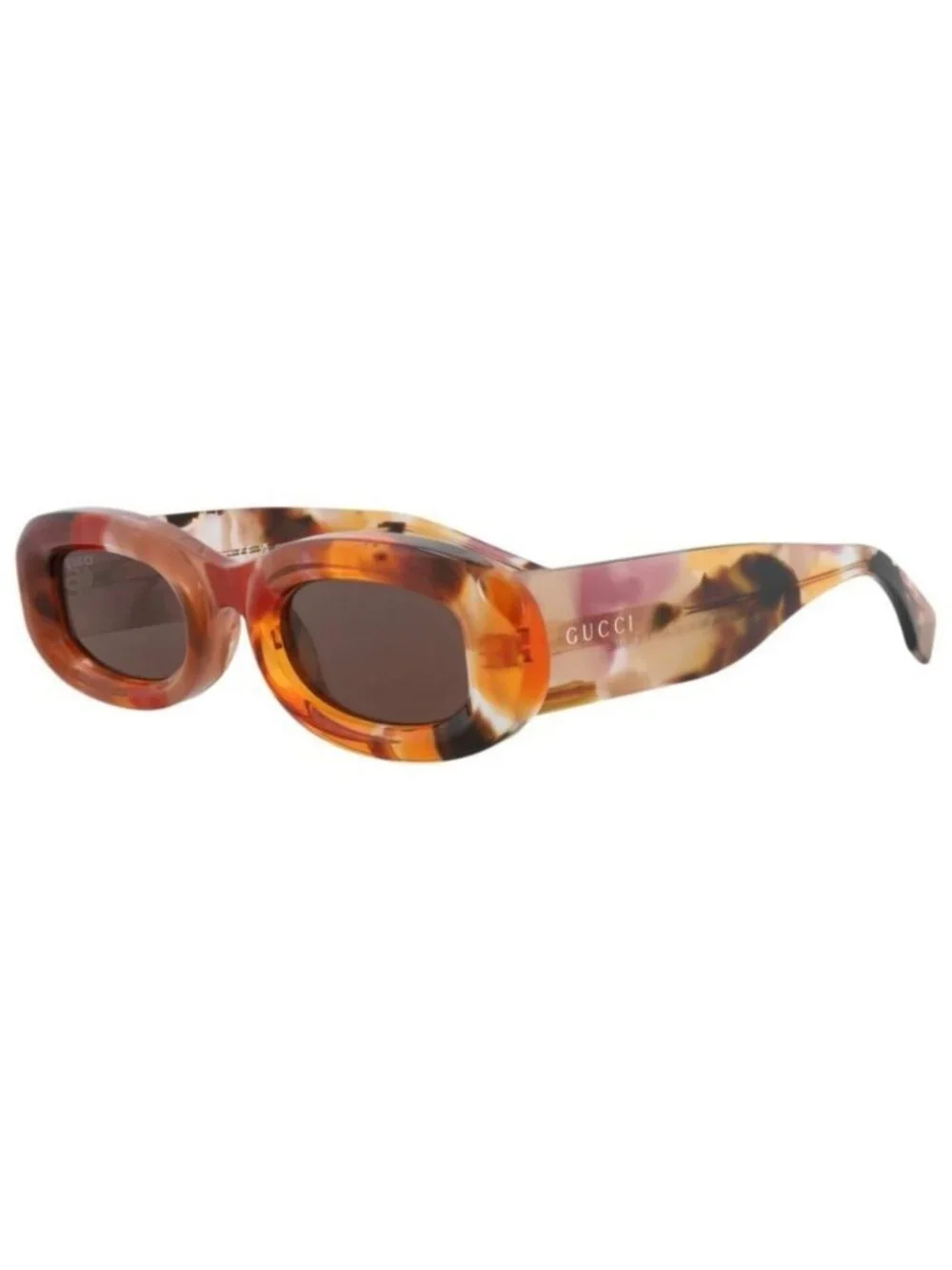 New Gucci Womens Round/Oval Havana Havana Brown Fashion Designer Sunglasses